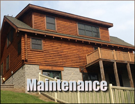  Brasstown, North Carolina Log Home Maintenance
